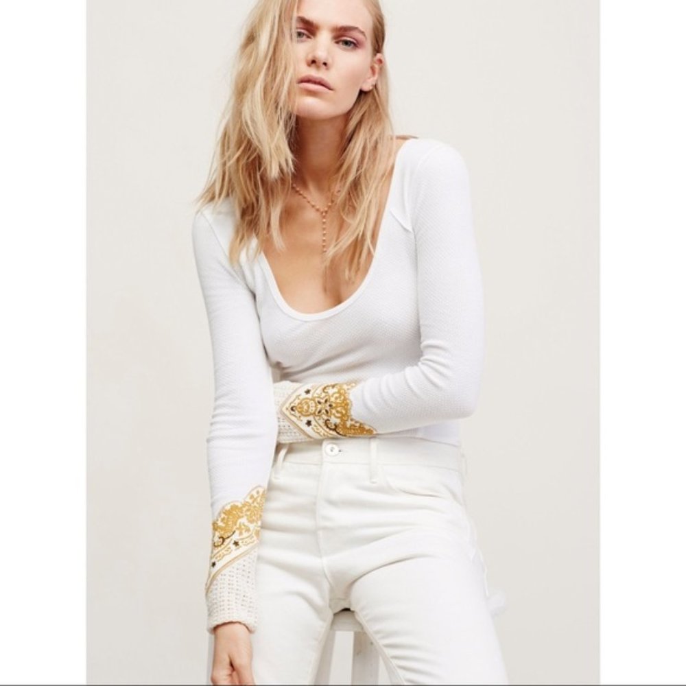 Free People Bandana Cuff Thermal